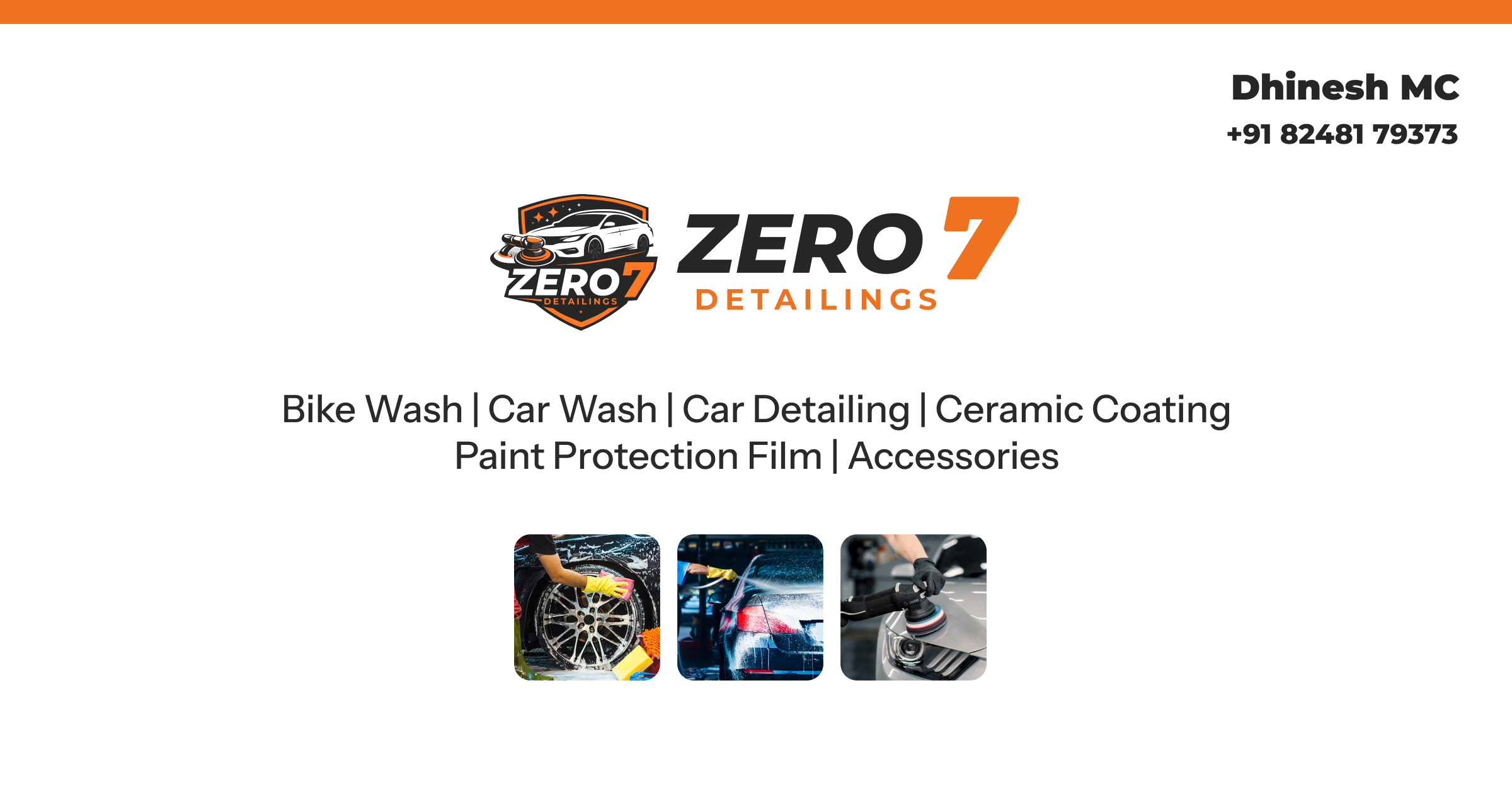 Zero 7 Detailing | Car Wash & Detailing in Thanjavur | Ceramic